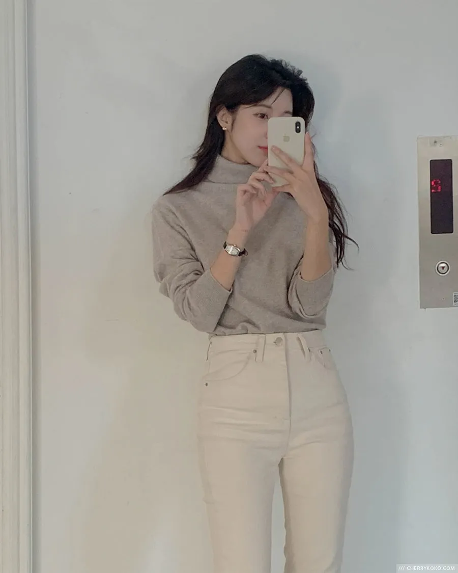 How Things Change High Neck Knit Sweater