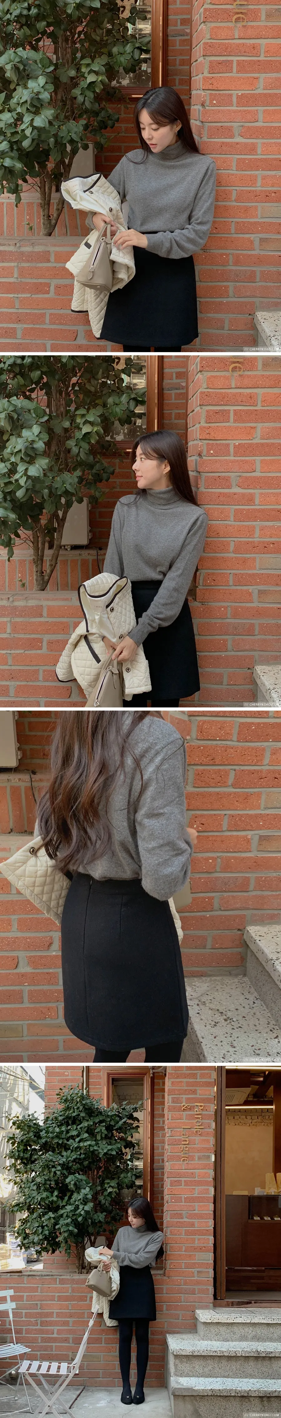 How Things Change High Neck Knit Sweater