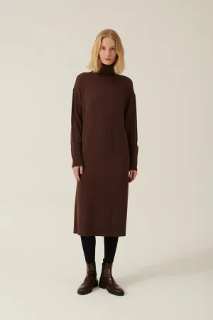 KATJA MERINO KNIT - BROWN