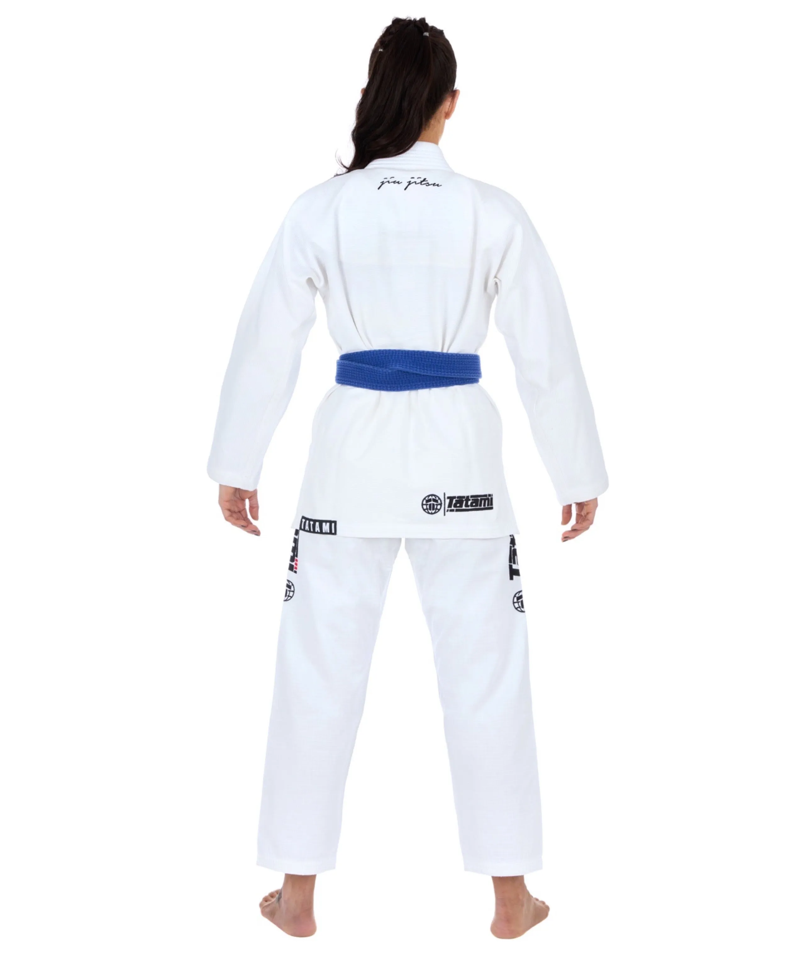 Kimono Femei Brazilian Jiu Jitsu TATAMI  Elements Superlite Gi - Alb (Centura Alba Inclusa)