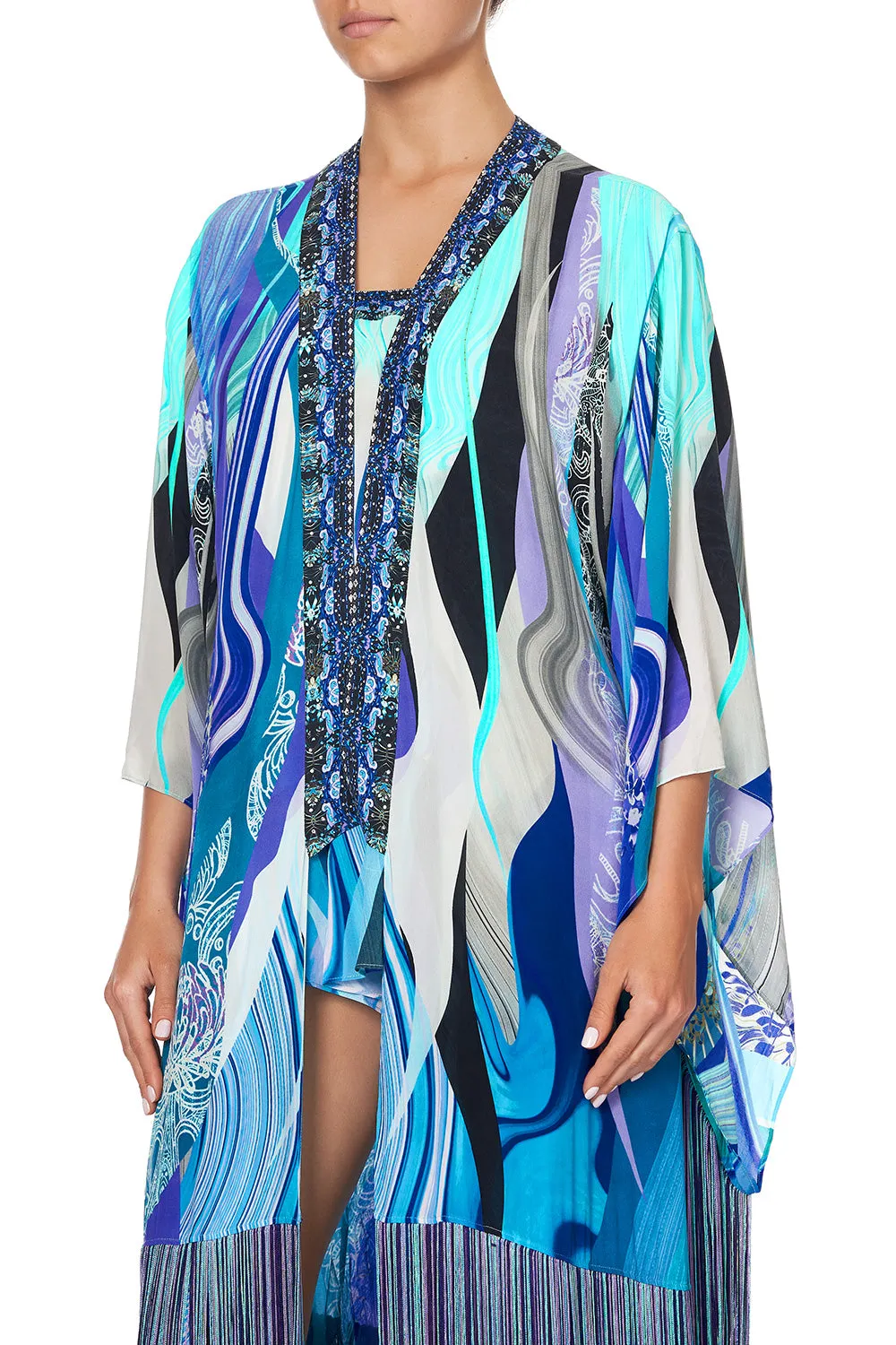 KIMONO WITH LONG UNDERLAYER WATEGOS WANDERLUST