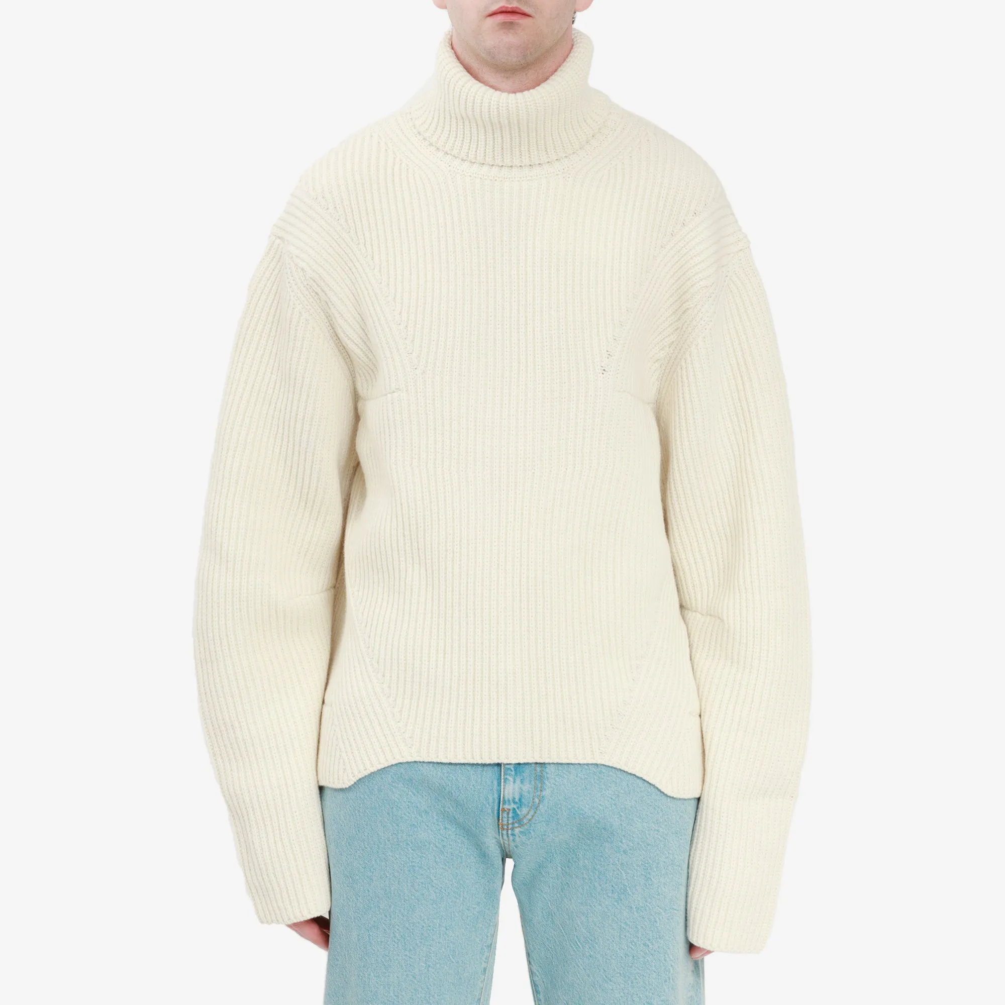 Knit Rib Turtleneck