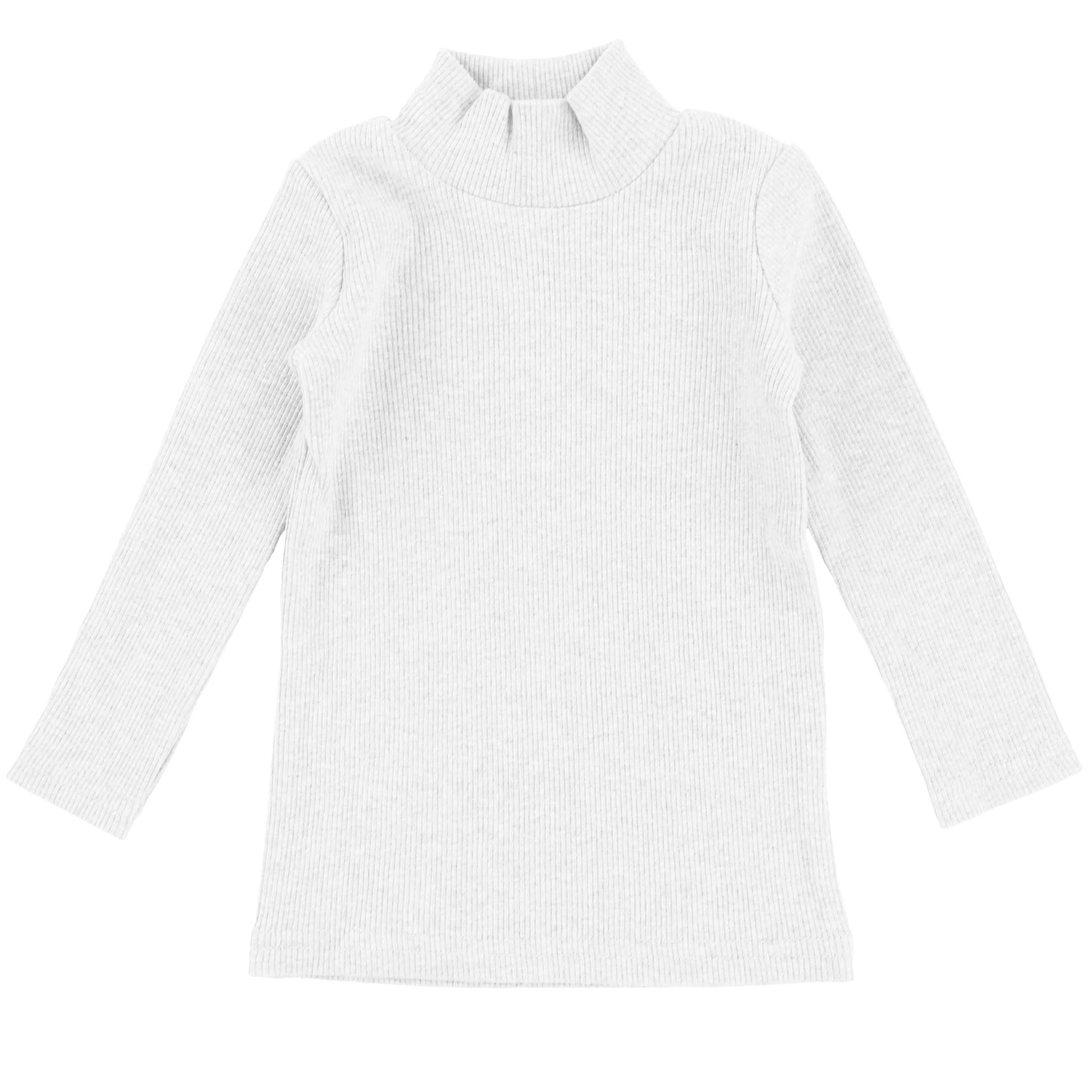 Lil Legs Winter White Ribbed Turtleneck