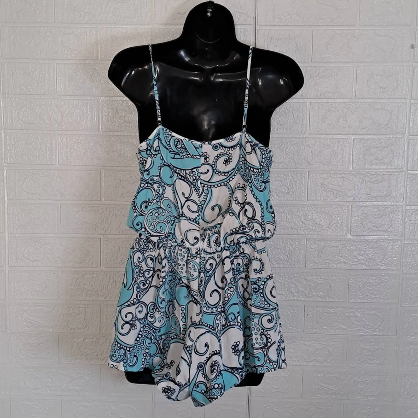 Lilly Pulitzer Deanna Romper Shape Up or Ship Out
