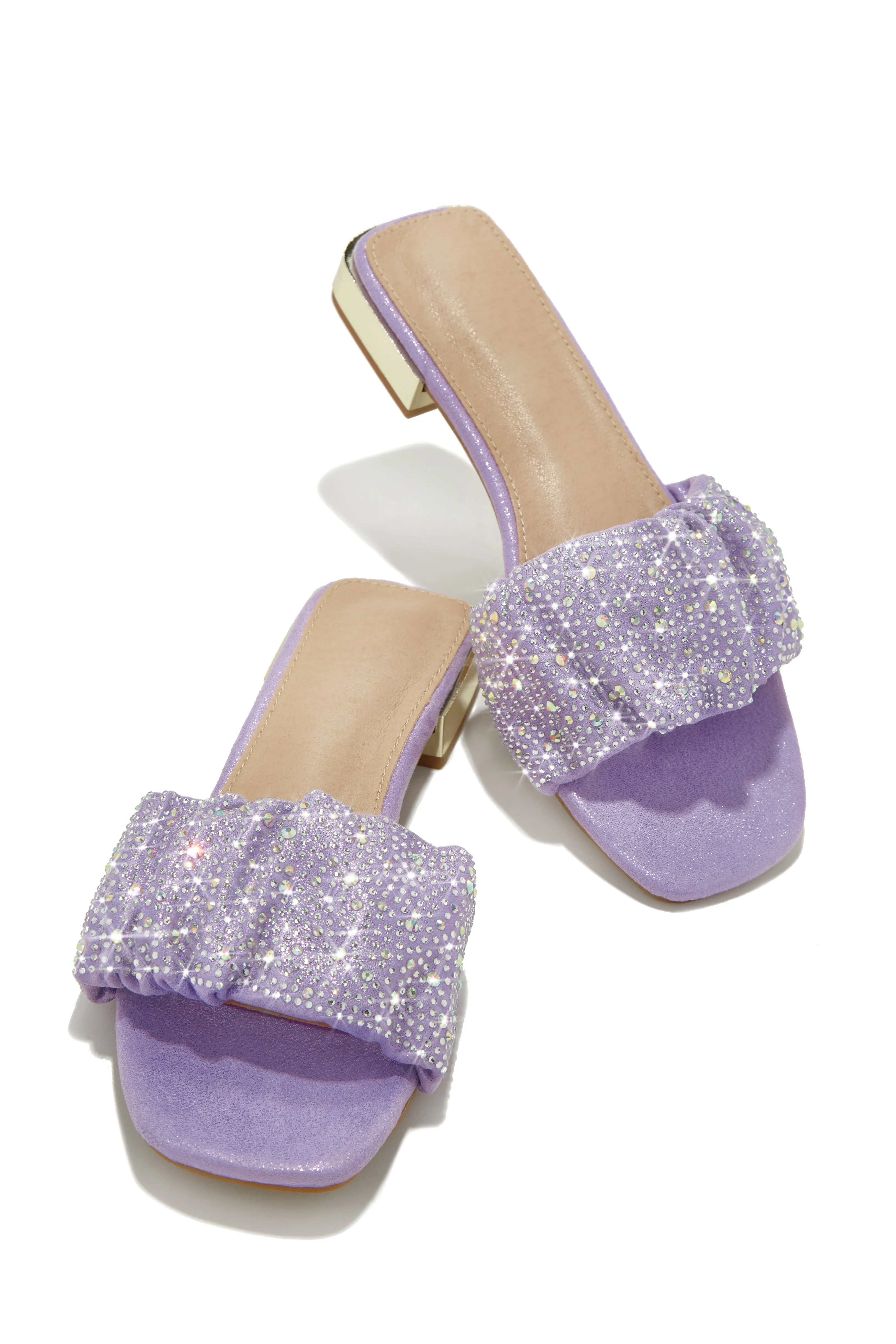 Long Weekend Ready Embellished Slip On Sandals - Pink