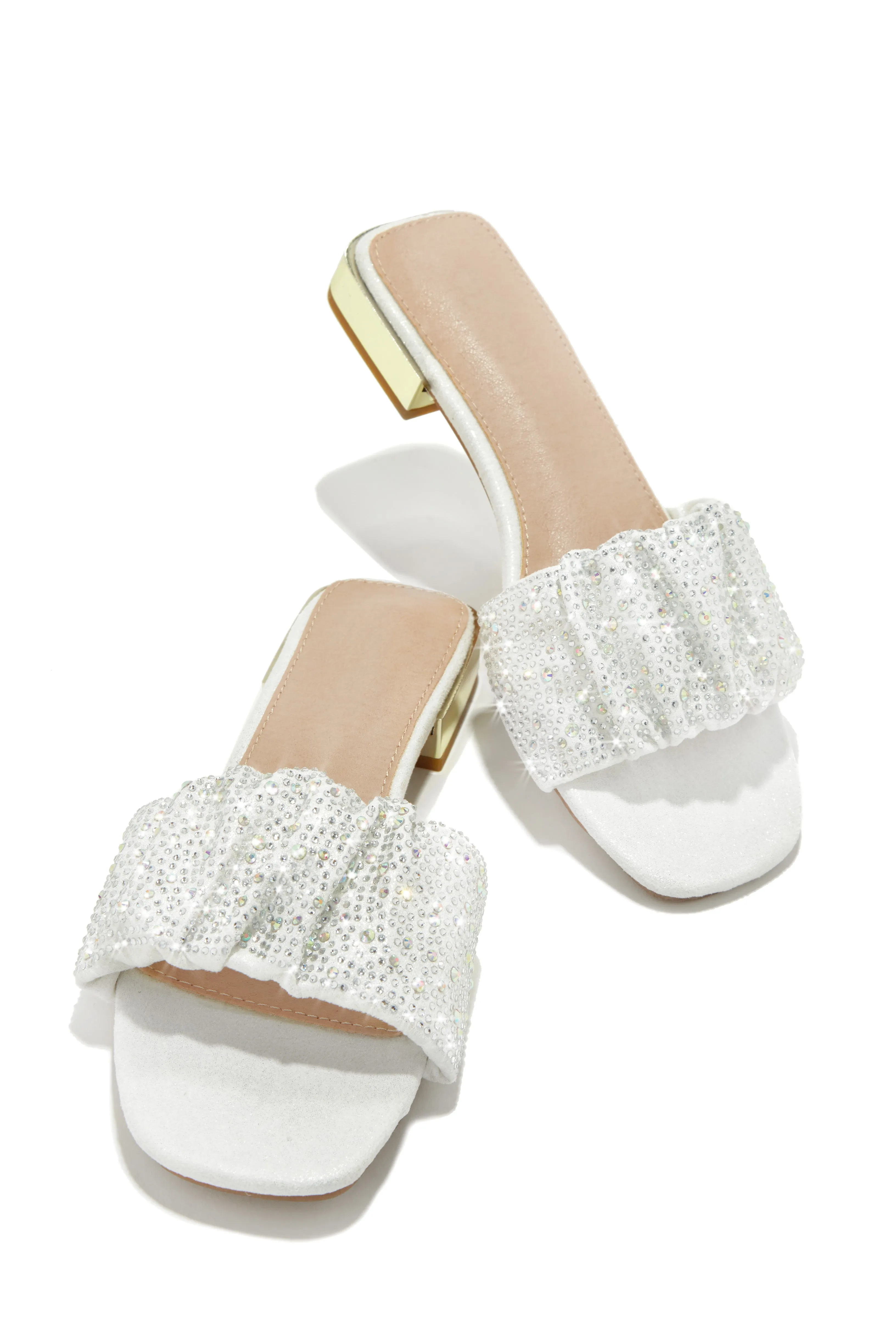 Long Weekend Ready Embellished Slip On Sandals - Pink