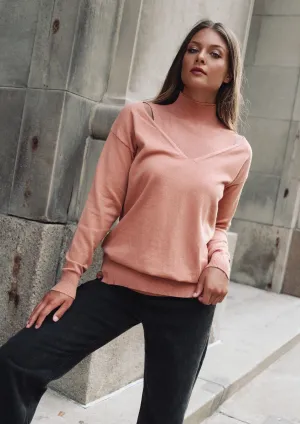 Lou Clay Layered Sweater