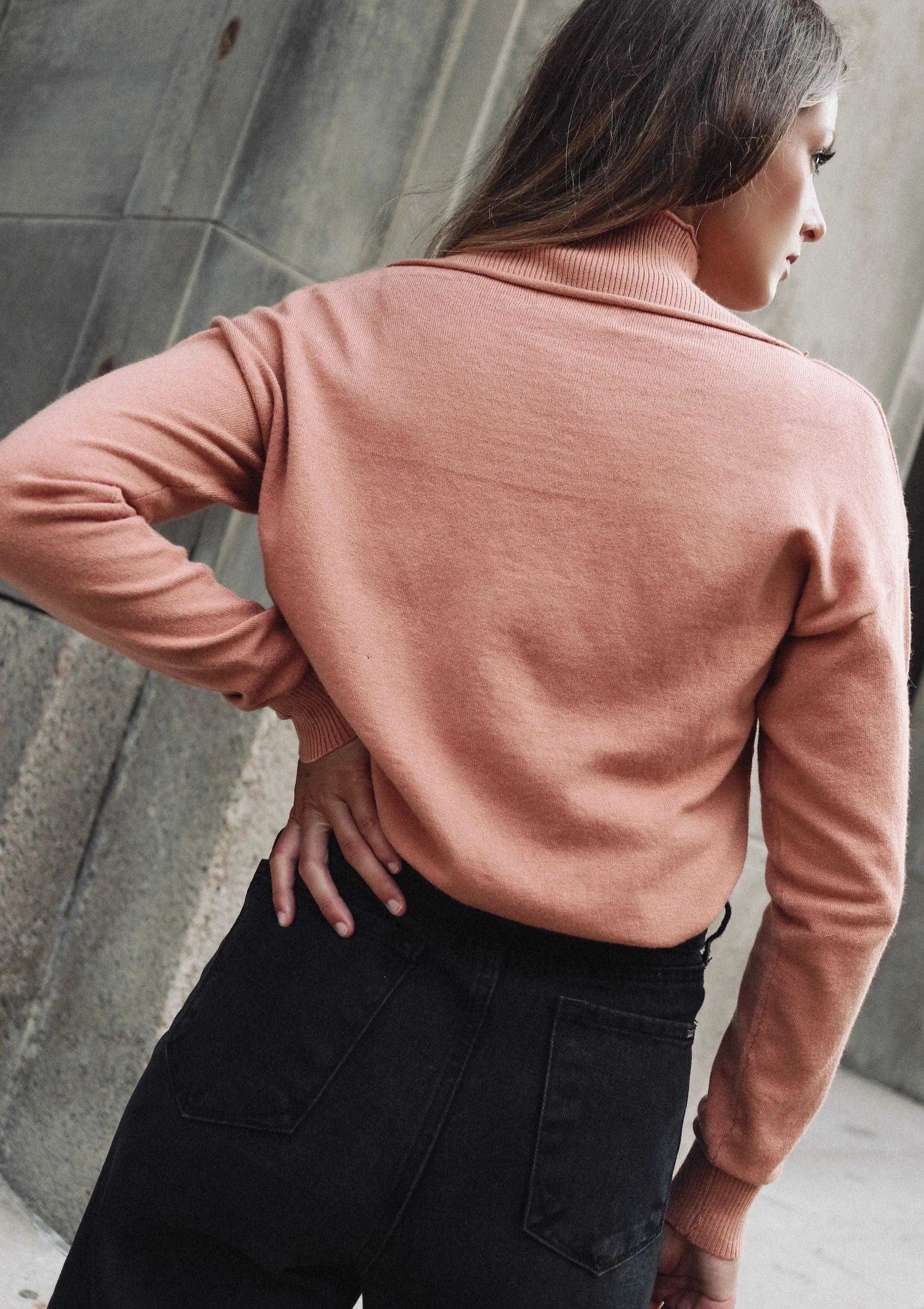 Lou Clay Layered Sweater