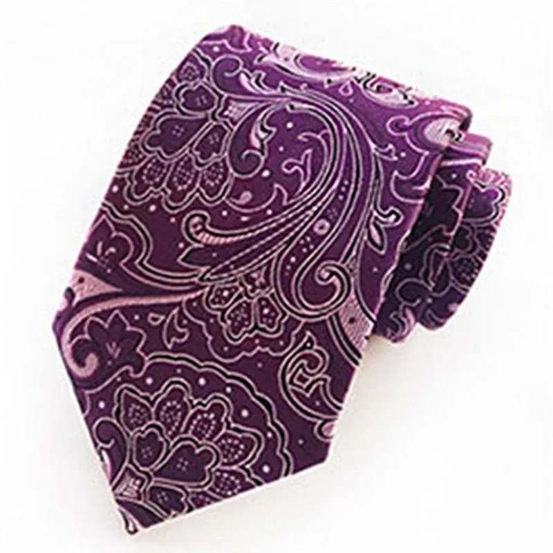 Men's Accessory Paisley Tie Gift Box Set