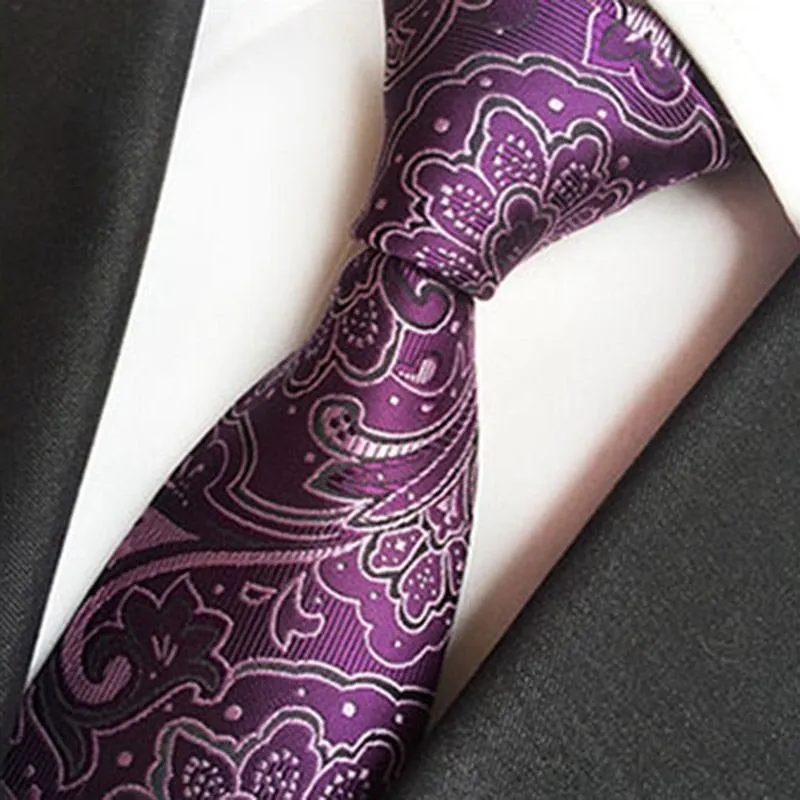 Men's Accessory Paisley Tie Gift Box Set