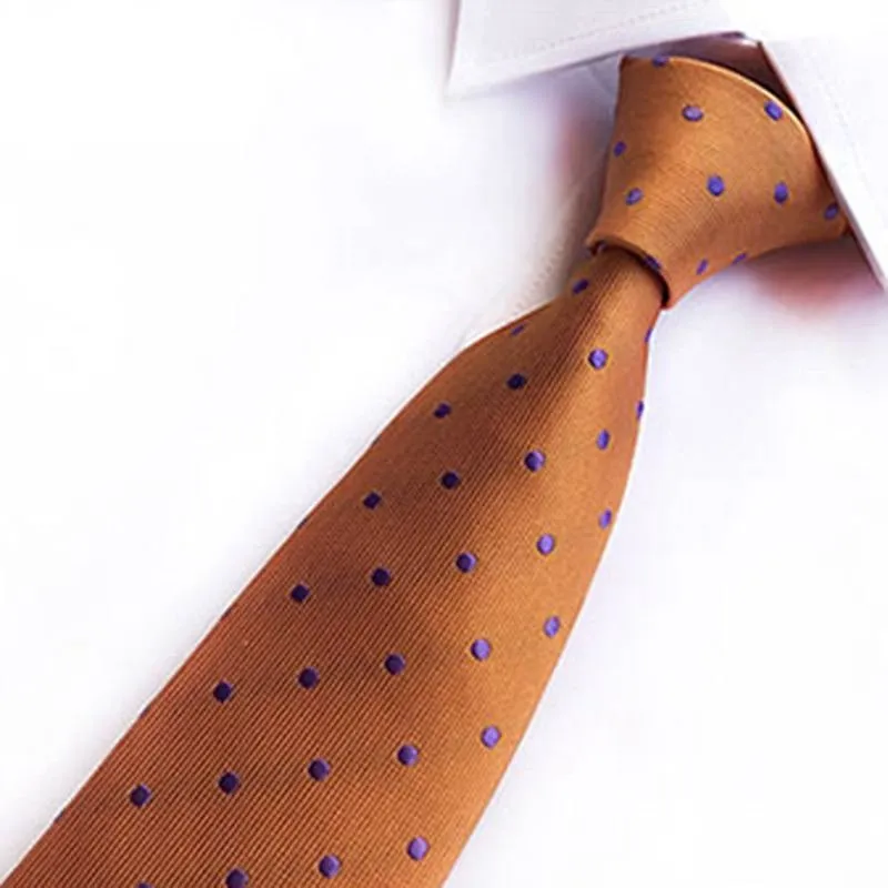 Men's Accessory Tie Gift Set - Bright Color Little Dot Pattern