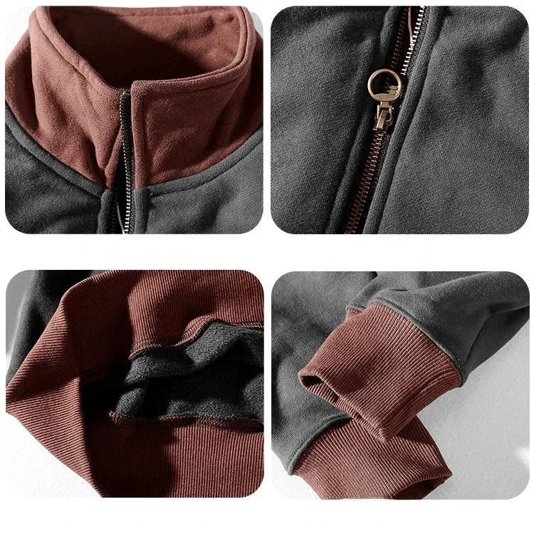 Men's Autumn/Winter Cotton Turtleneck Sweatshirt - SF2006
