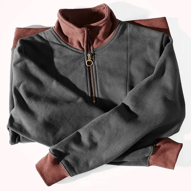 Men's Autumn/Winter Cotton Turtleneck Sweatshirt - SF2006