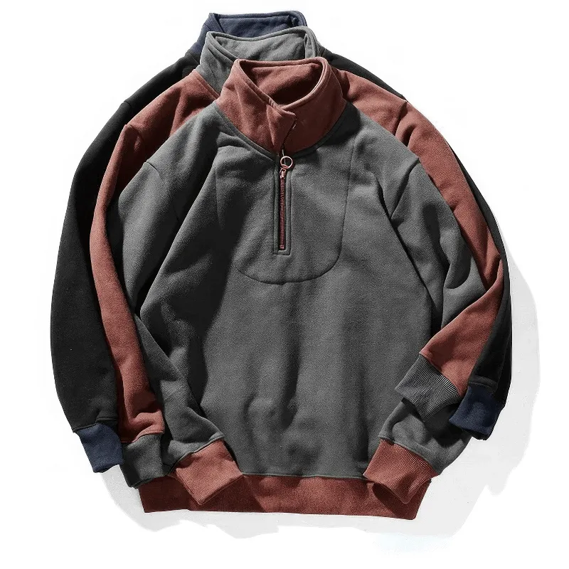 Men's Autumn/Winter Cotton Turtleneck Sweatshirt - SF2006