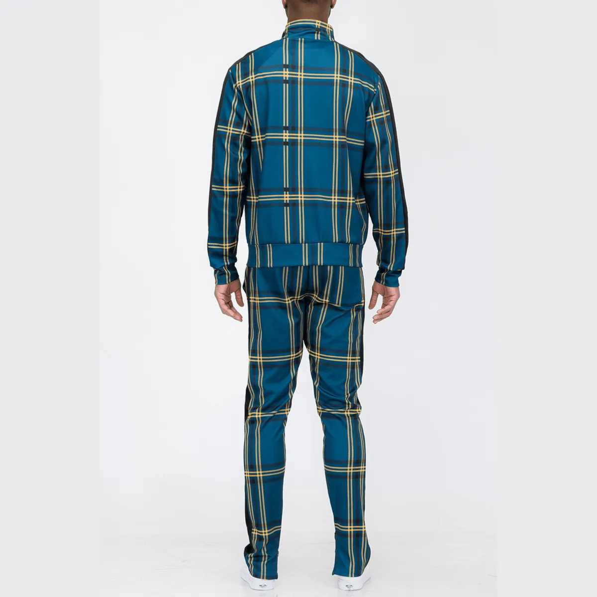 Midnight/Black Plaid Track Set