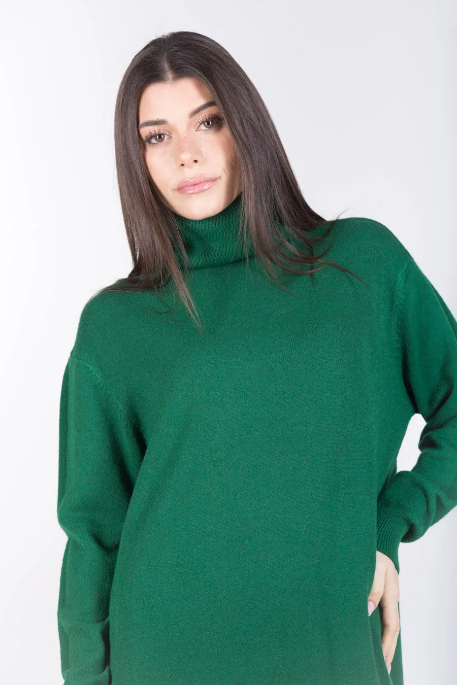 Minimal turtleneck sweater dress wholesale