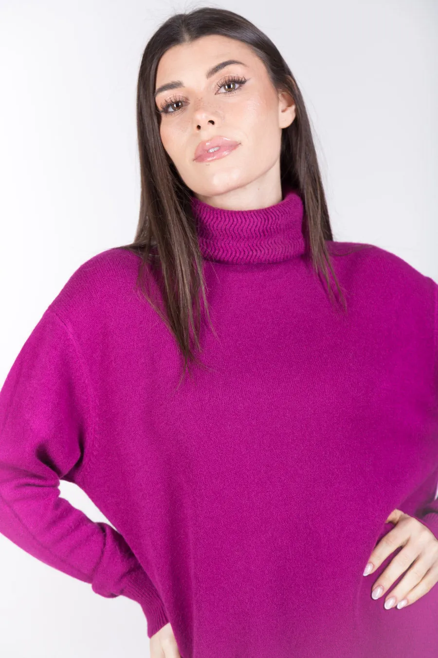 Minimal turtleneck sweater dress wholesale