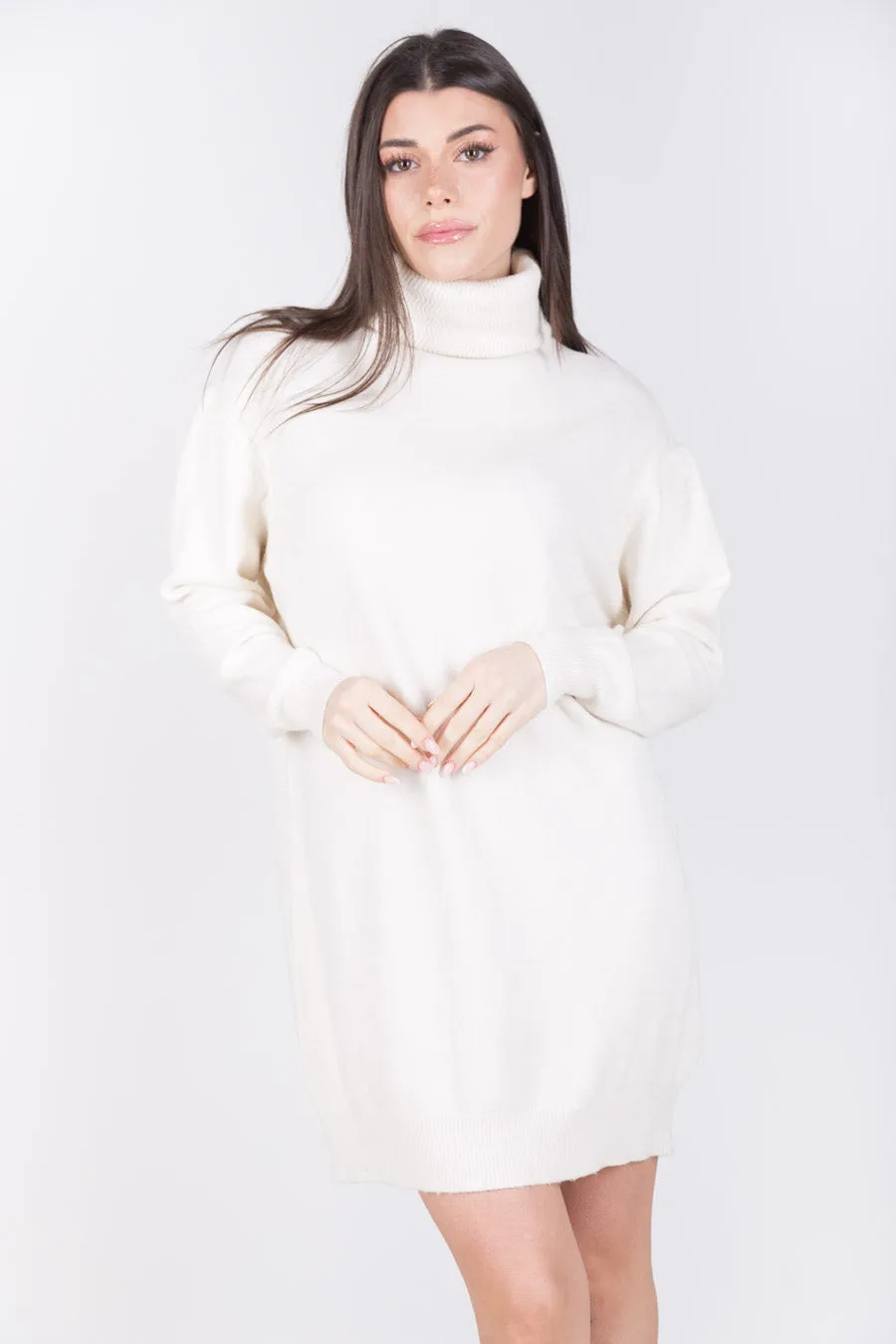 Minimal turtleneck sweater dress wholesale