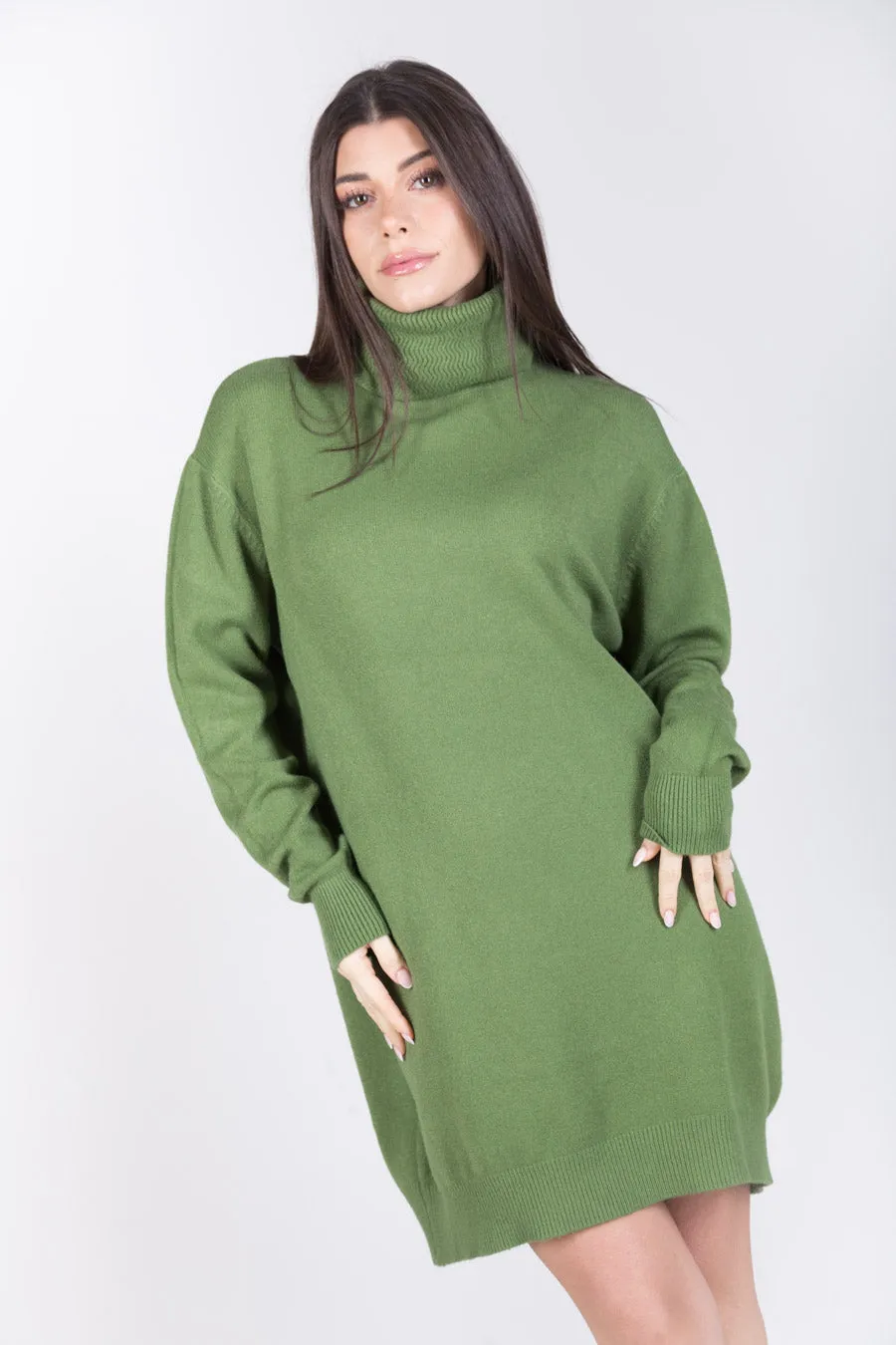 Minimal turtleneck sweater dress wholesale