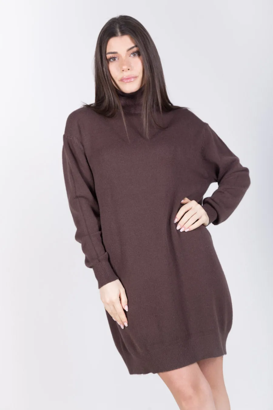 Minimal turtleneck sweater dress wholesale