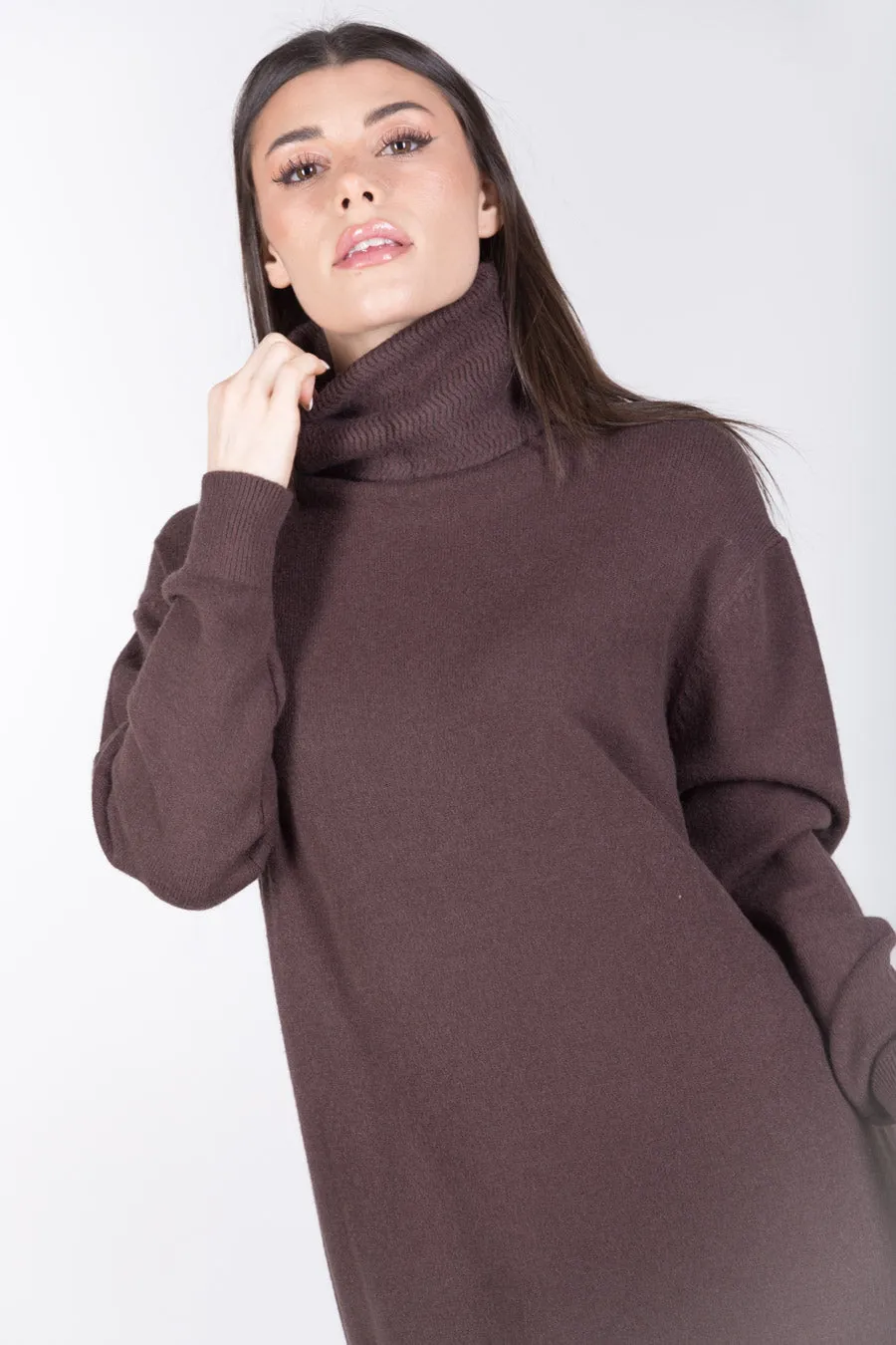 Minimal turtleneck sweater dress wholesale
