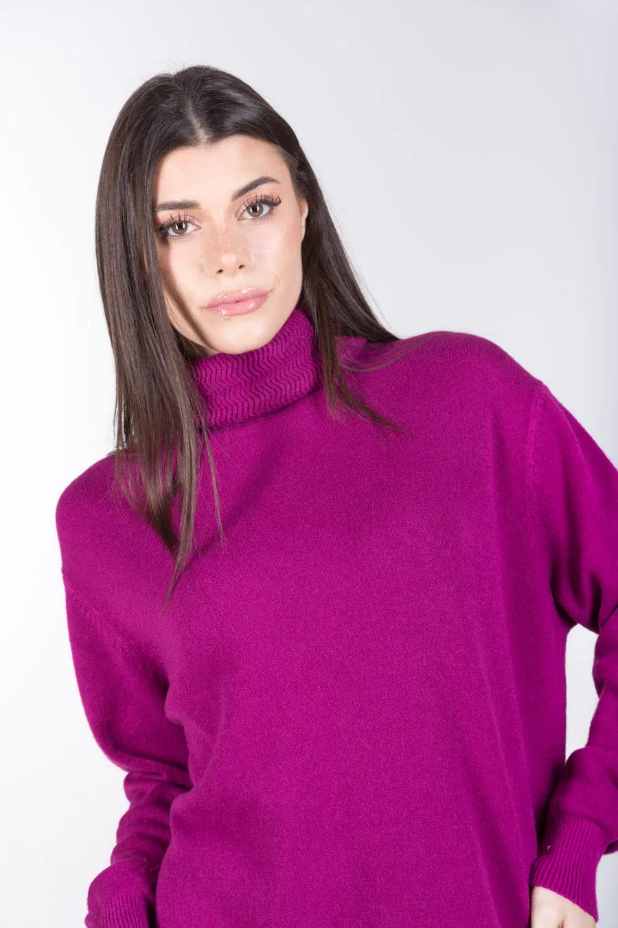 Minimal turtleneck sweater dress wholesale