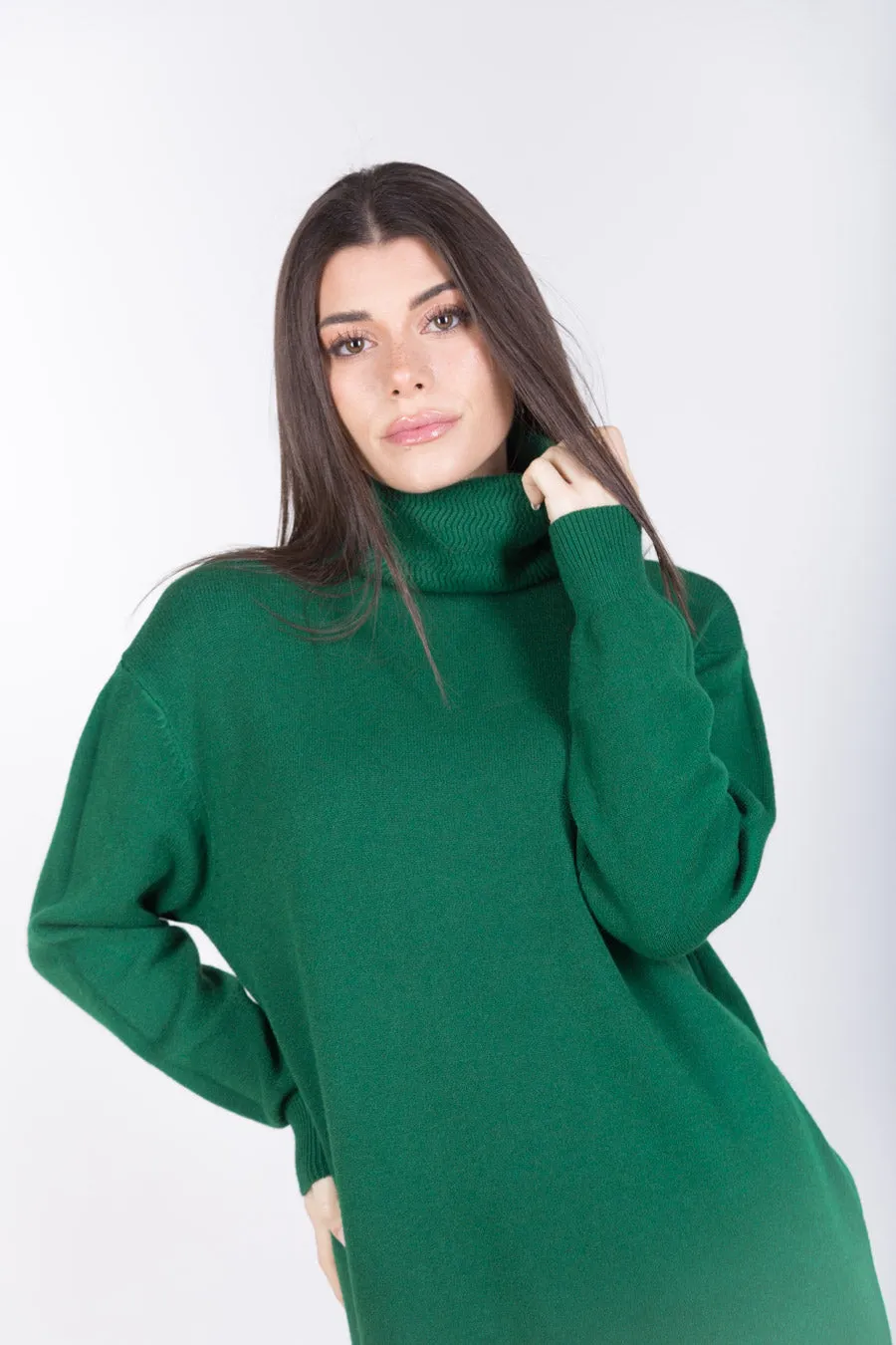 Minimal turtleneck sweater dress wholesale