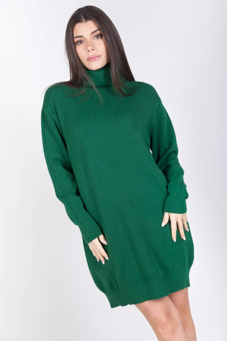 Minimal turtleneck sweater dress wholesale