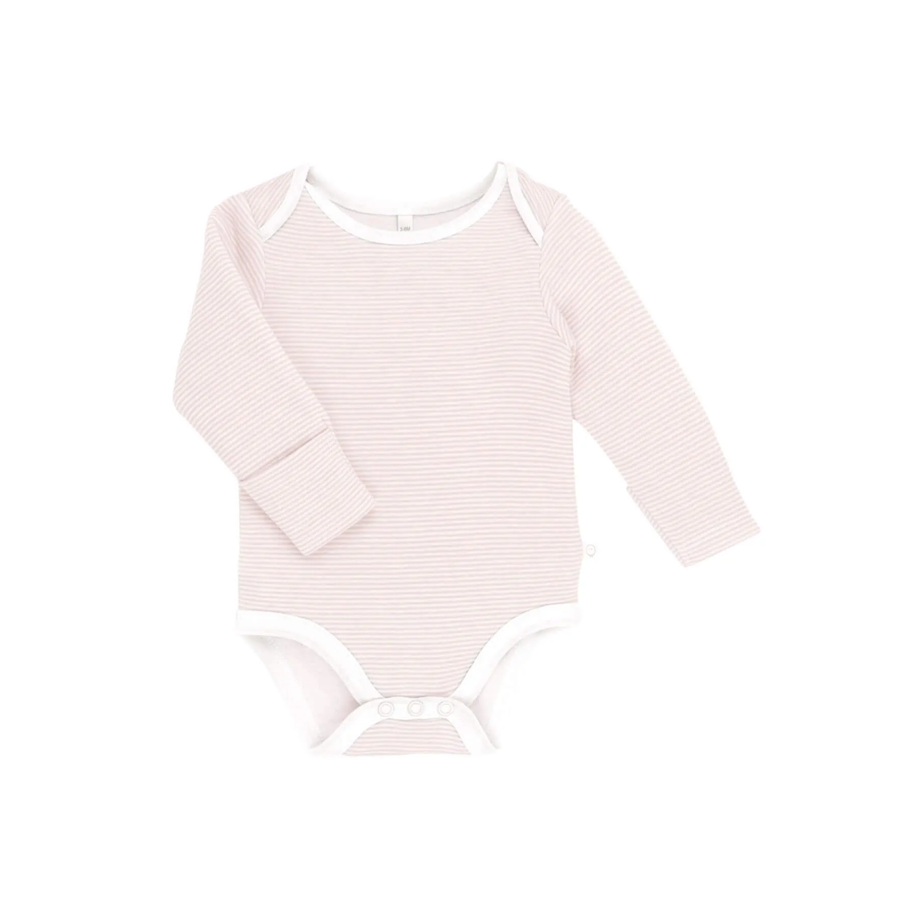 MORI Long Sleeve Bodysuit (Blush Stripe)