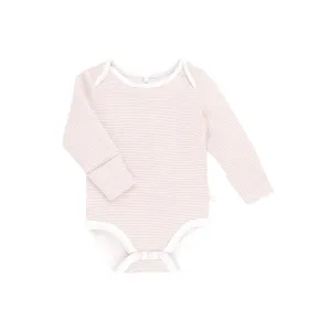 MORI Long Sleeve Bodysuit (Blush Stripe)