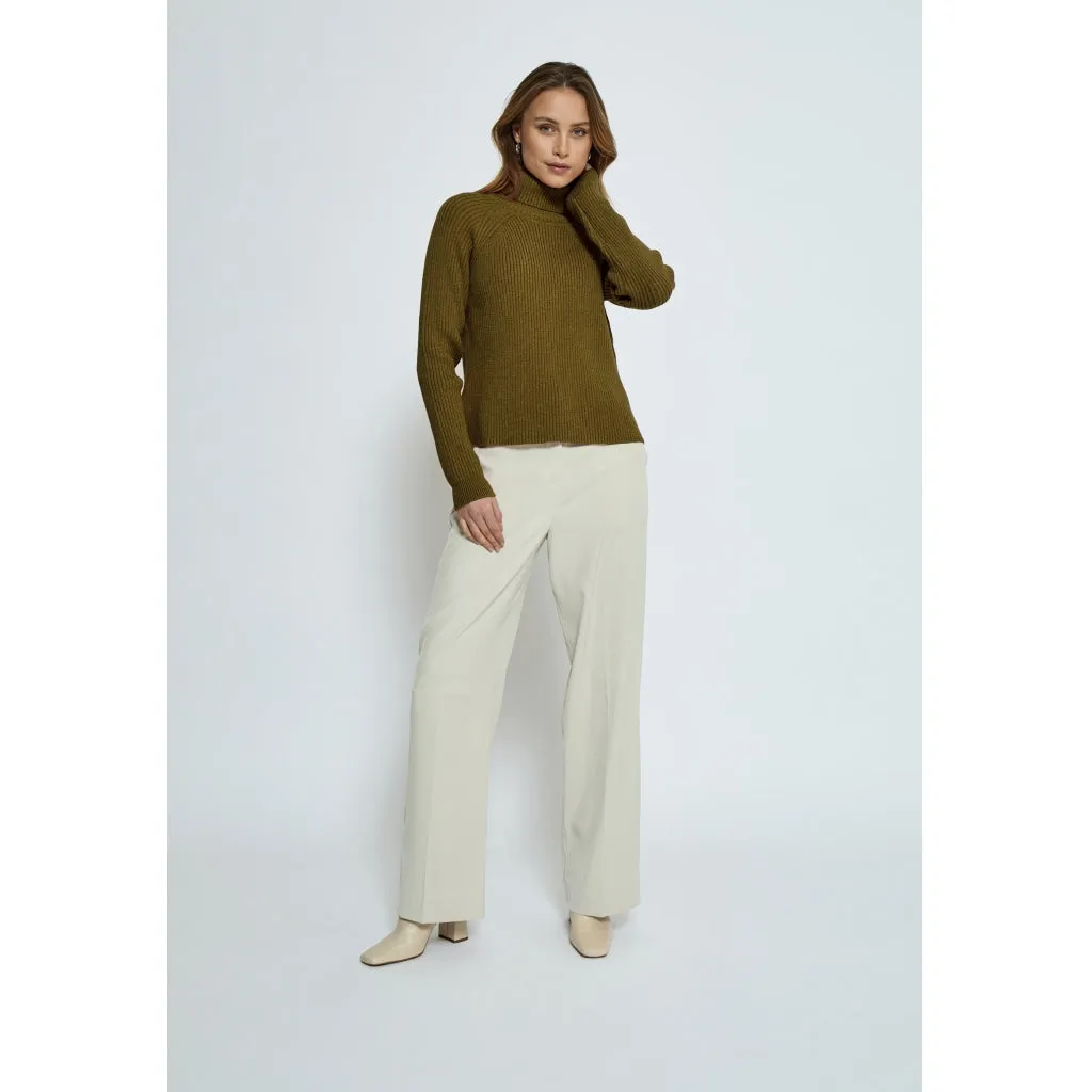 MSAva Knit Turtleneck - Dark Olive