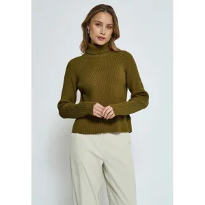 MSAva Knit Turtleneck - Dark Olive