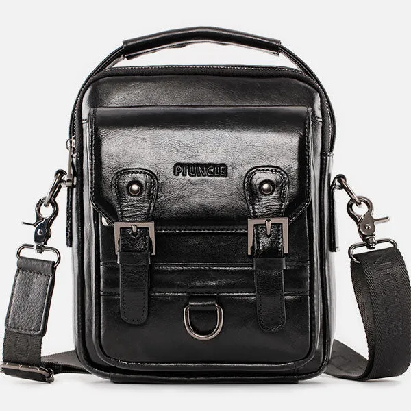 Multifunctional Leather Crossbody Bag