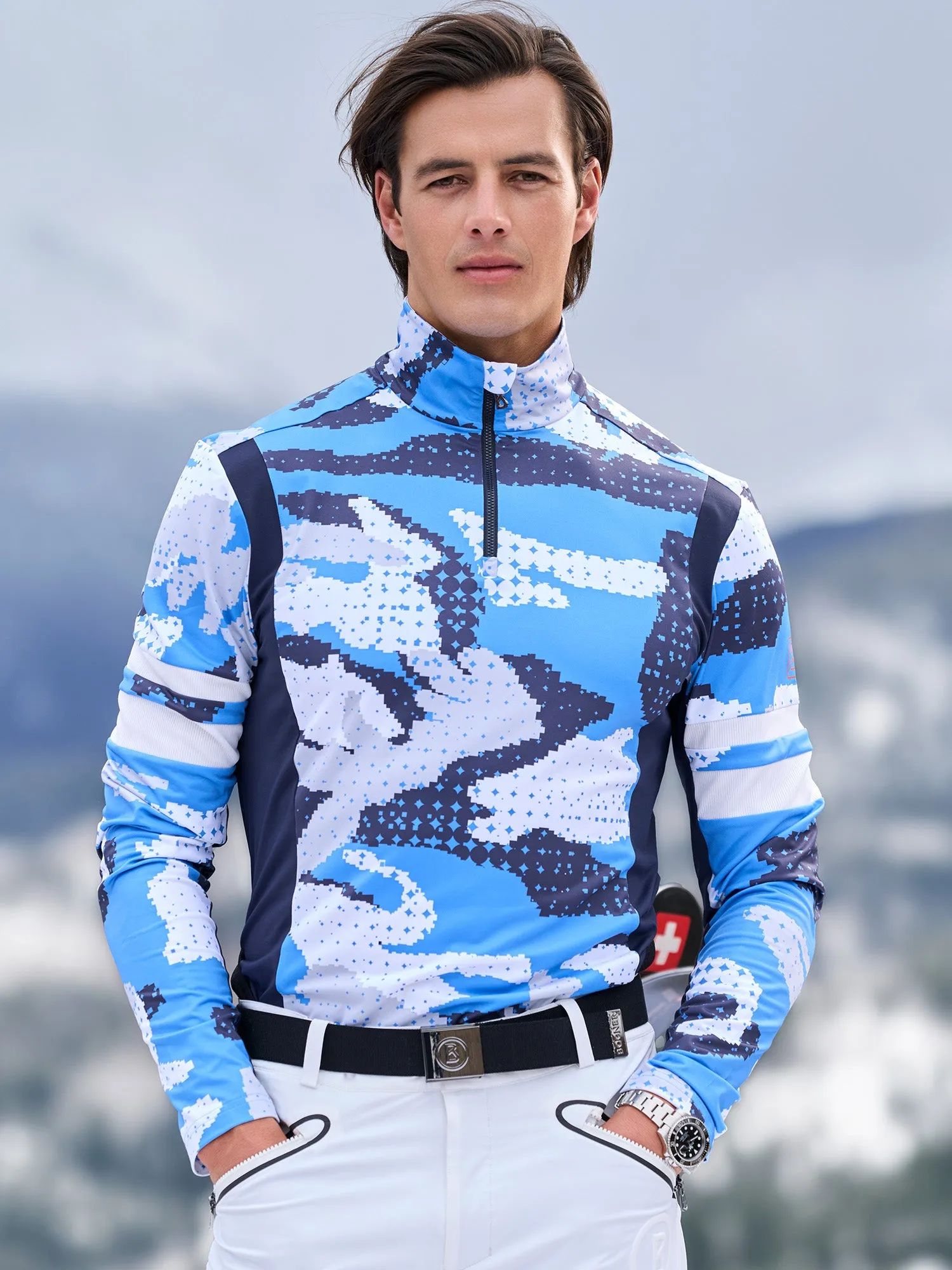 Nerus Camo Jersey Tec Turtleneck