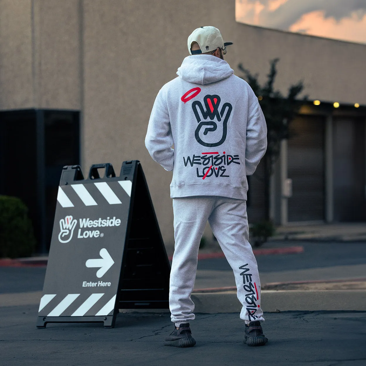 OG Stencil Heather Gray Sweatpant
