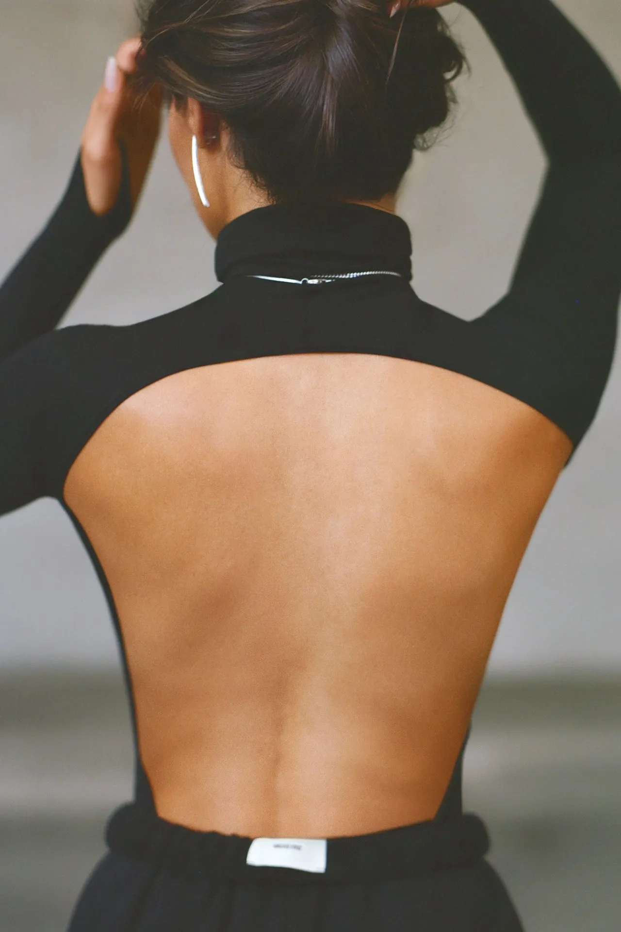 Open Back Turtleneck