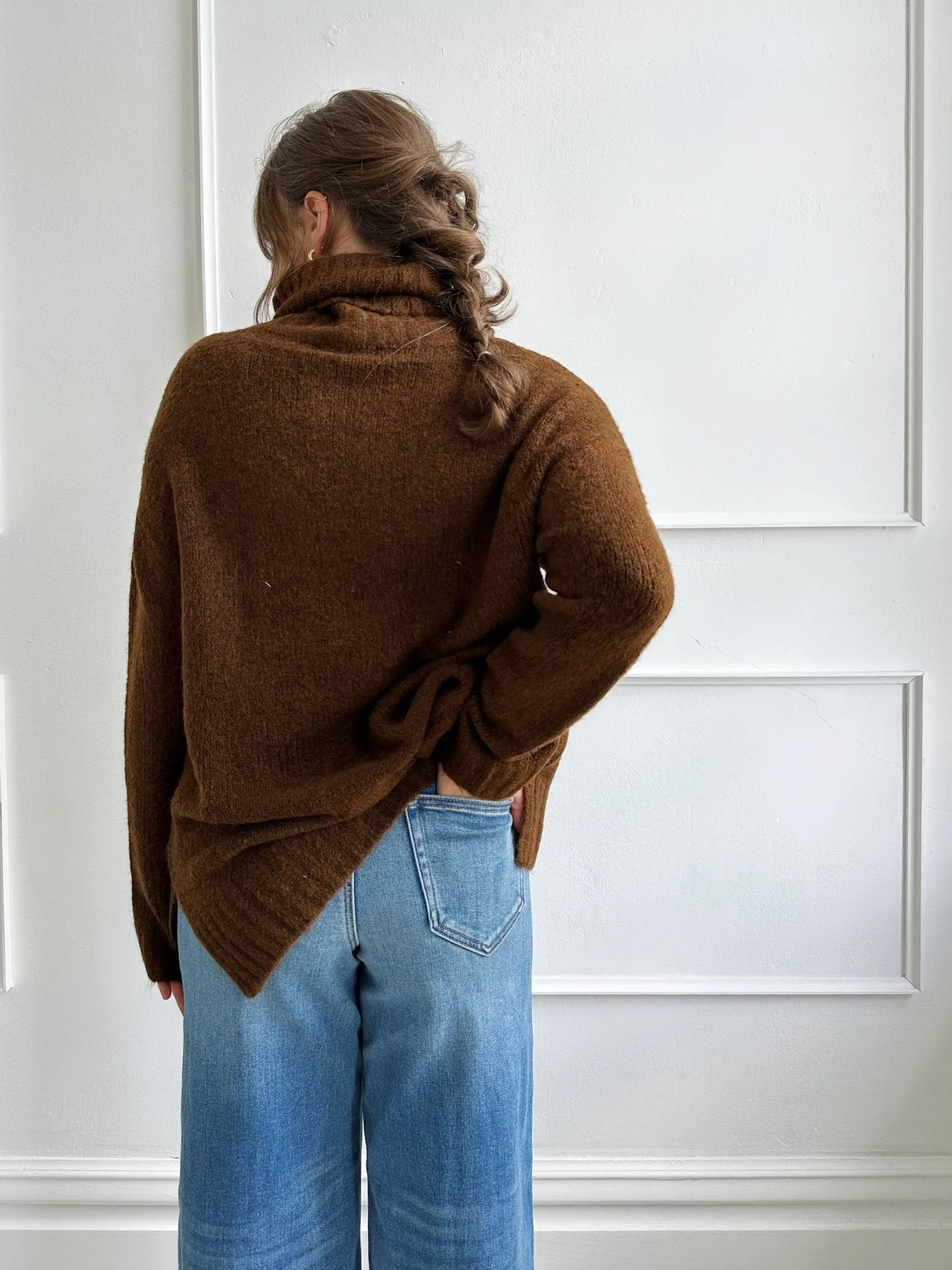 Oversized Turtleneck Sweater