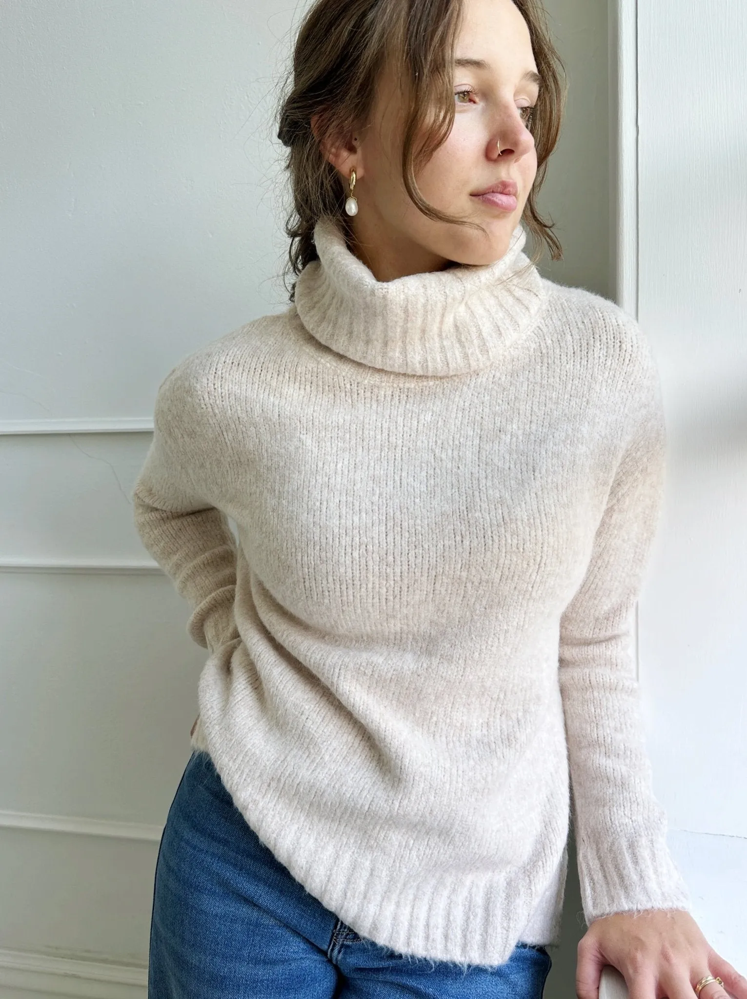 Oversized Turtleneck Sweater