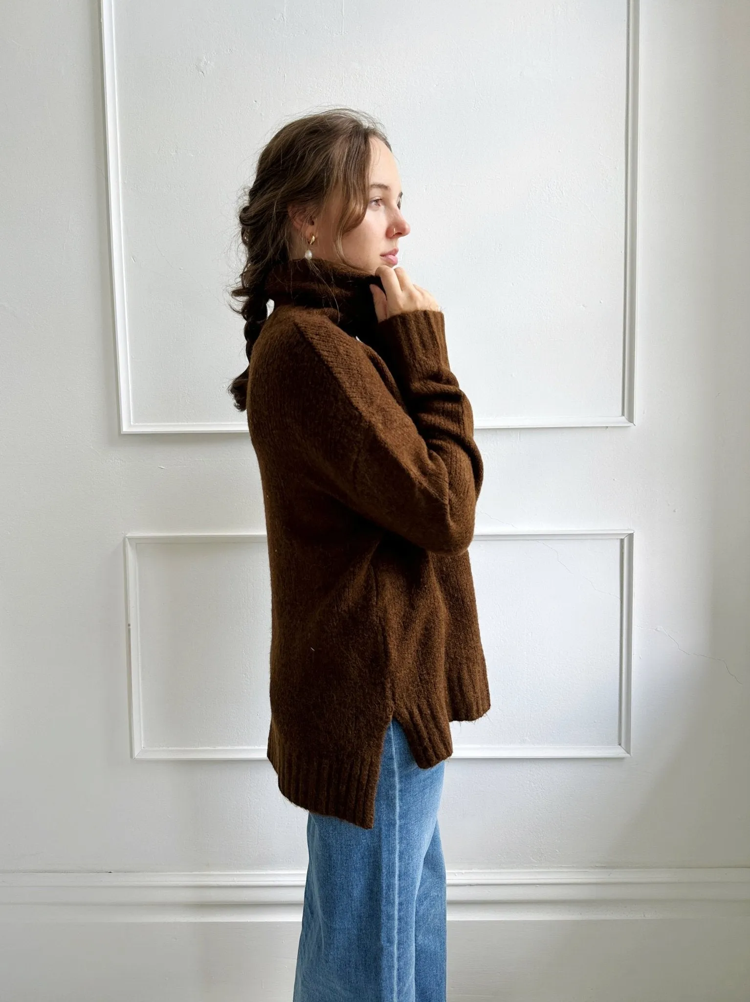 Oversized Turtleneck Sweater