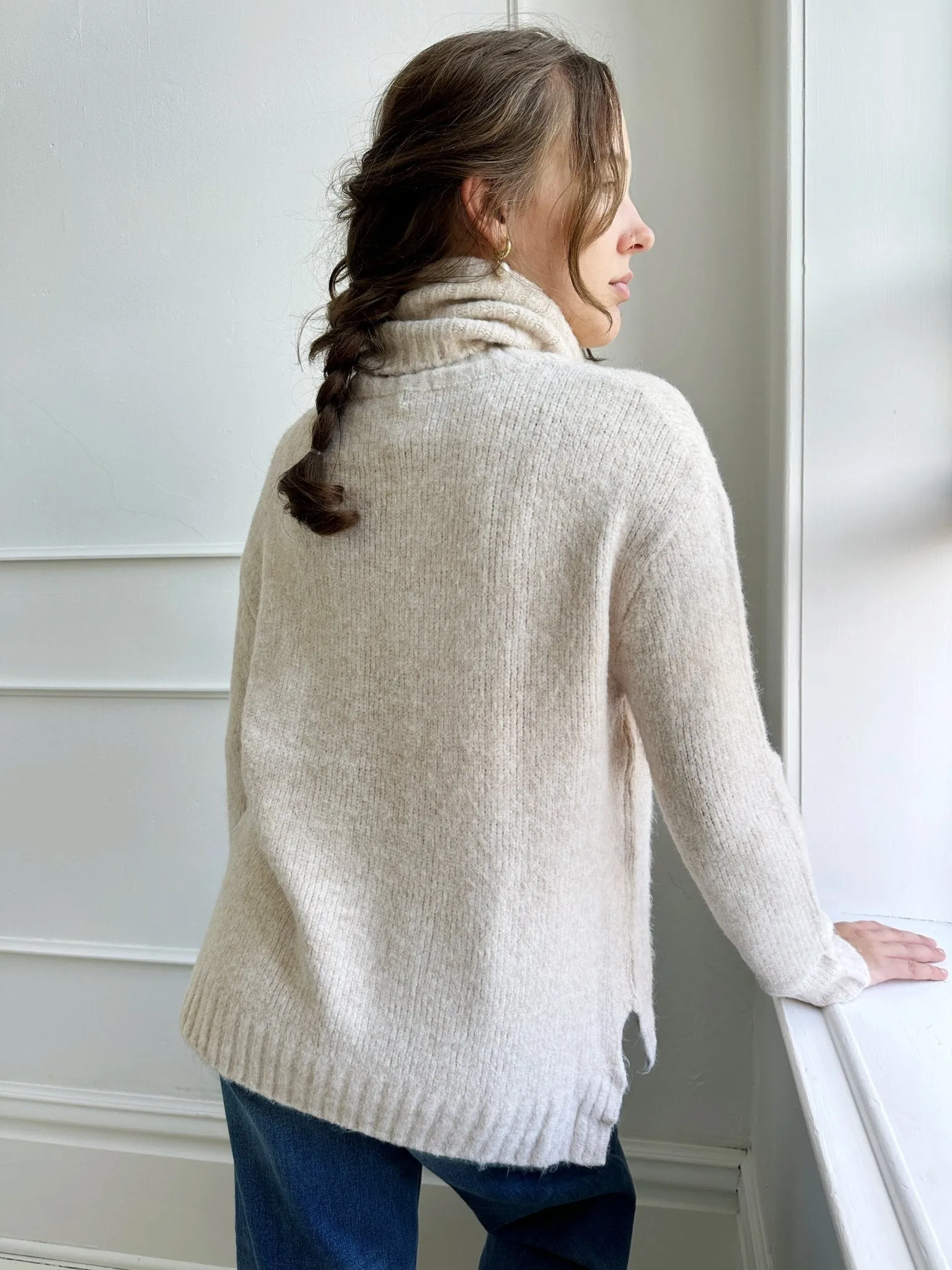 Oversized Turtleneck Sweater