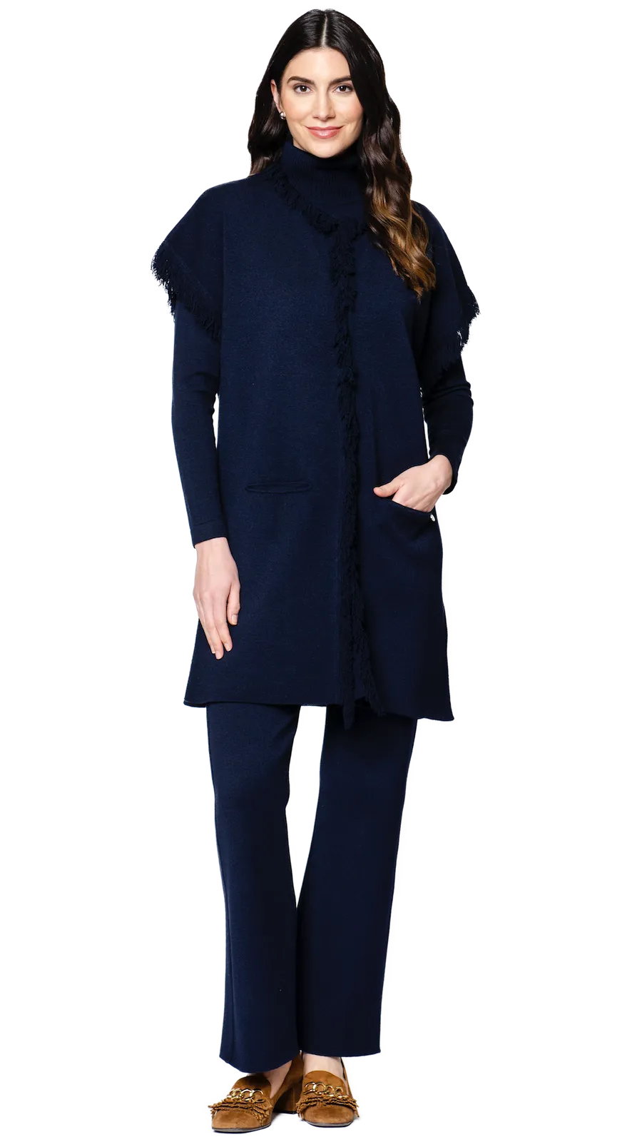 Paris Classic Turtleneck - Dark Navy