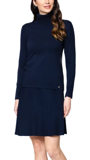 Paris Classic Turtleneck - Dark Navy