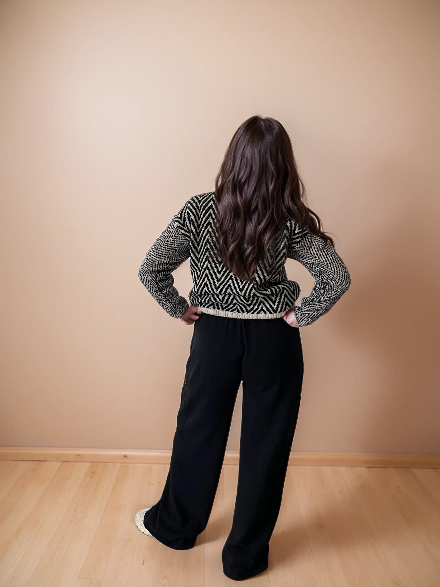 Penelope -Turtleneck with wool texture