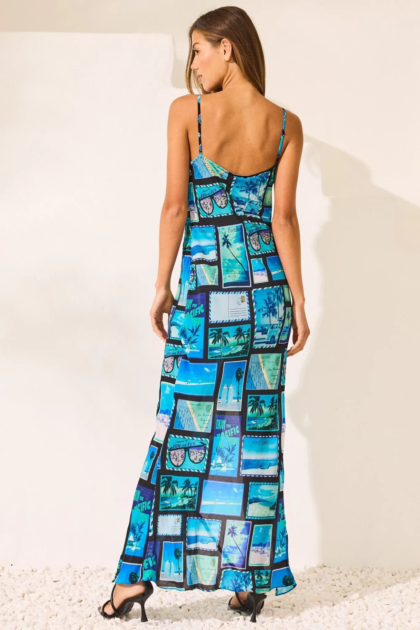 Postcards Slip Dress
