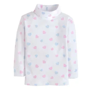 Printed Turtleneck | Hearts