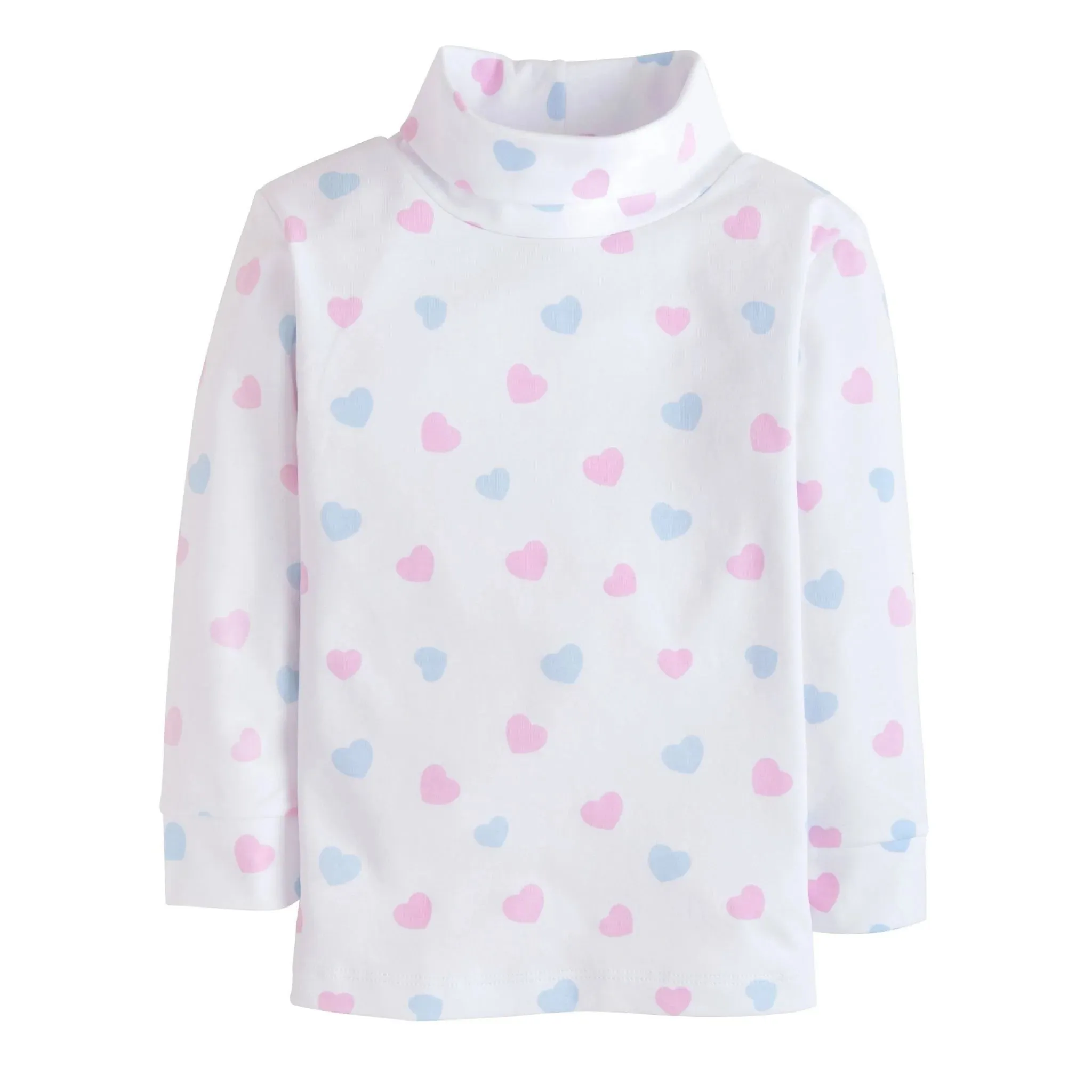 Printed Turtleneck | Hearts