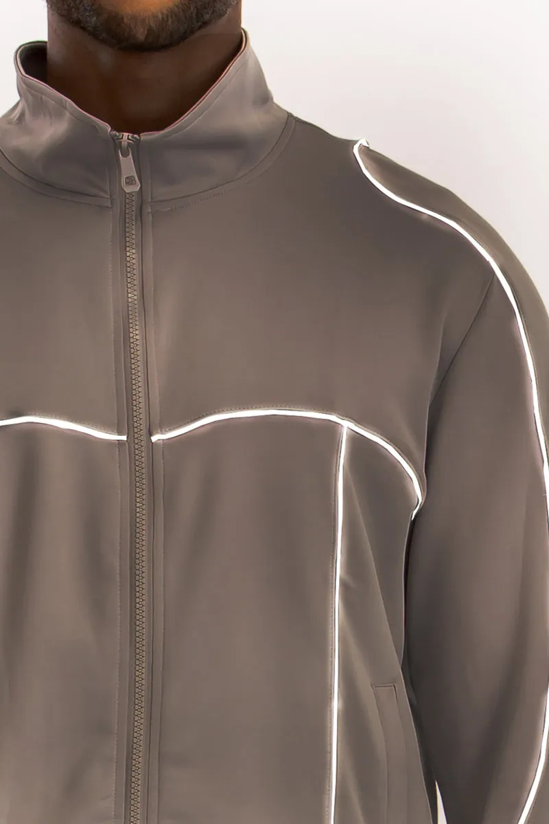 Reflective Piping Detailed Track Suit