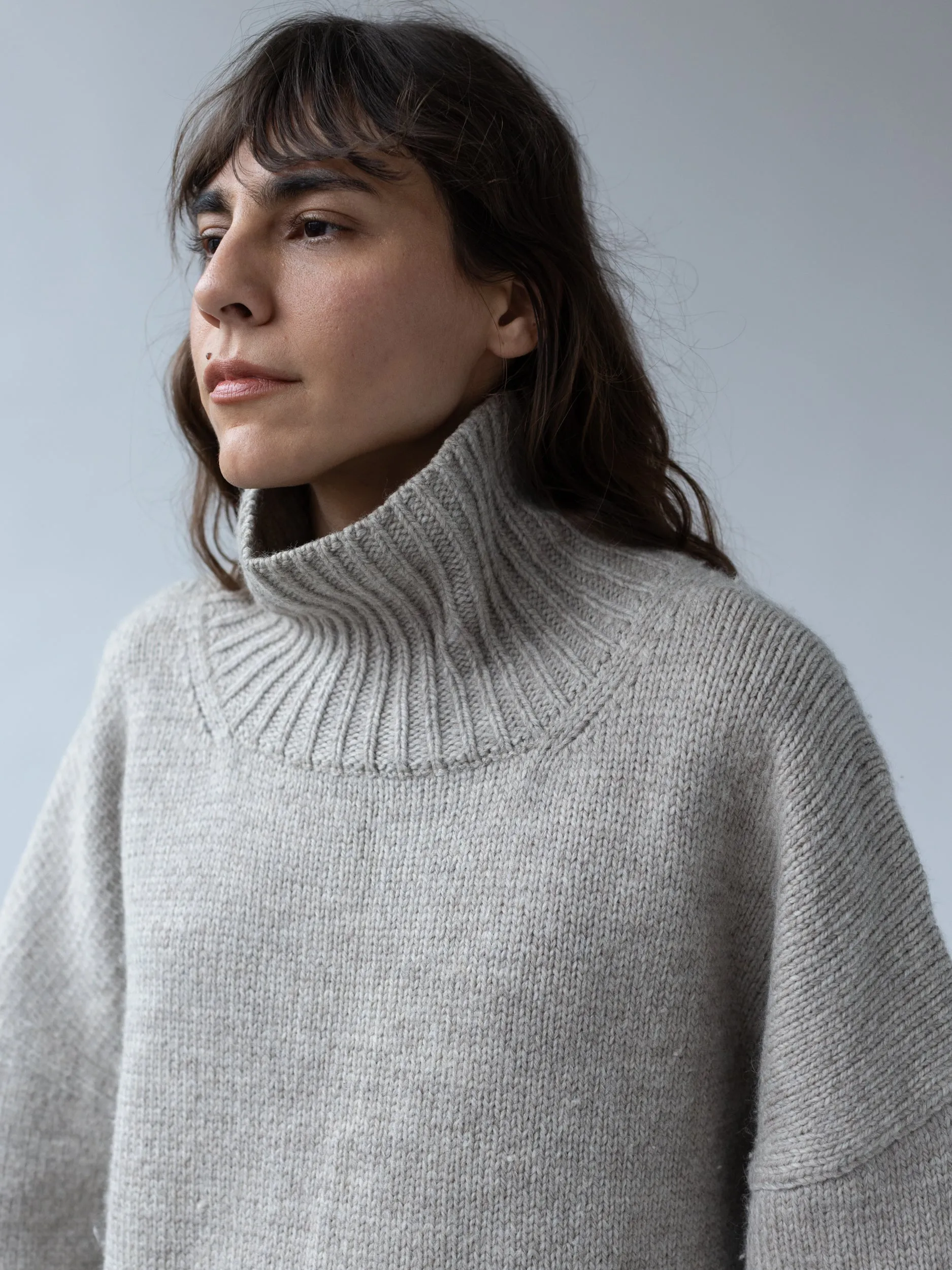 Rhys Turtleneck in Oatmeal
