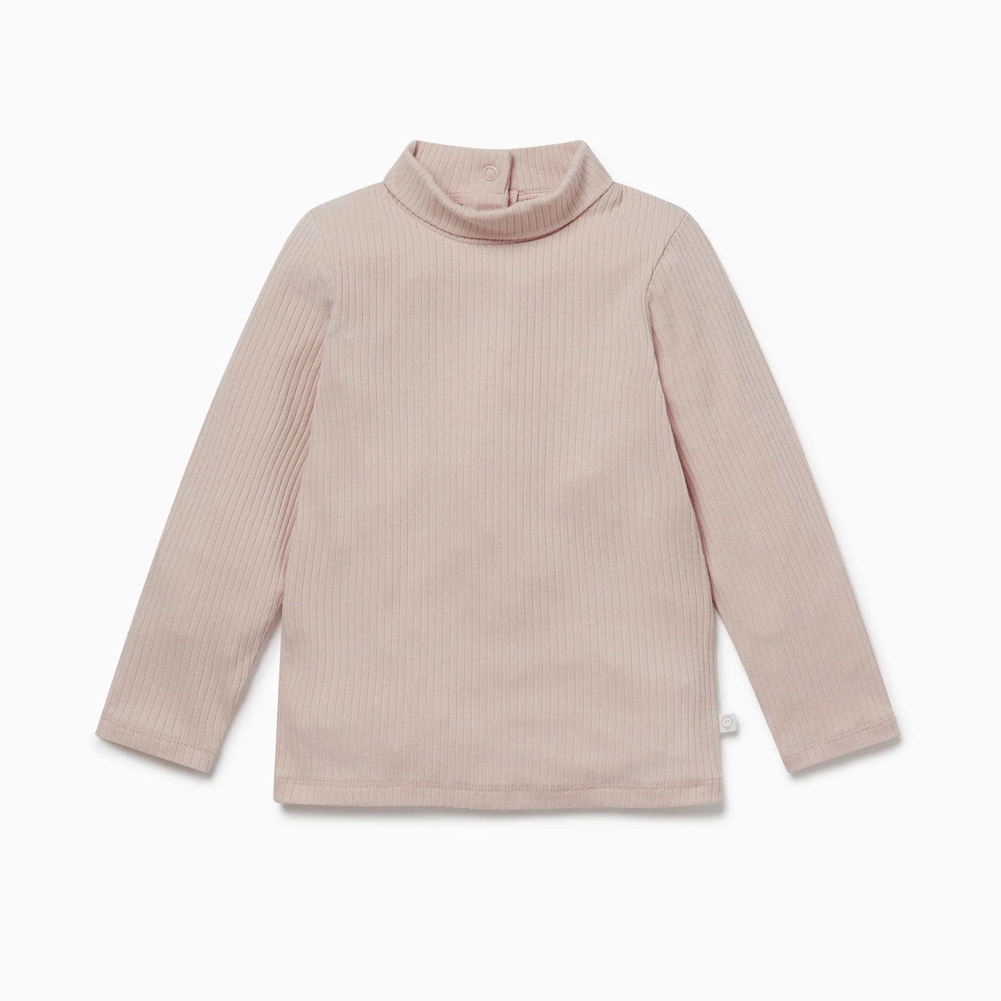 Ribbed Turtleneck Top