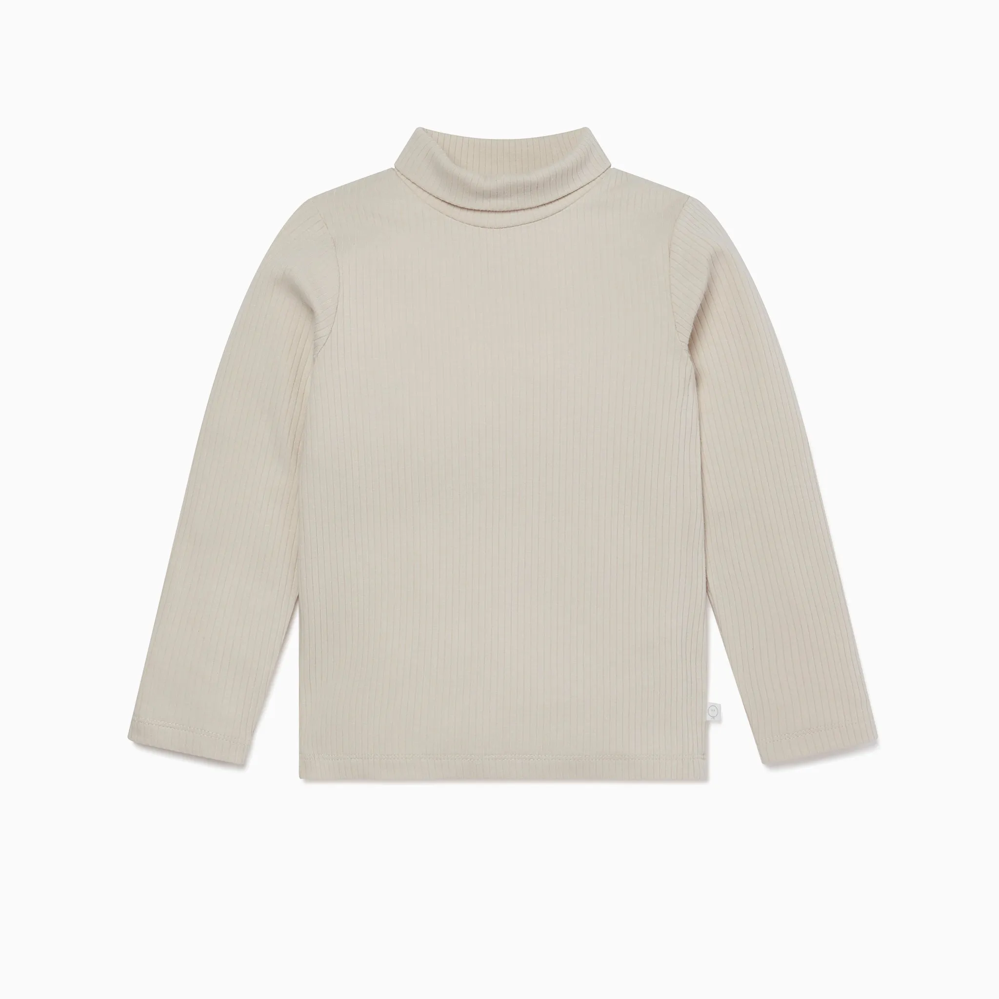 Ribbed Turtleneck Top